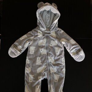 Carter's, Polar Bear Print, Size 6 months
